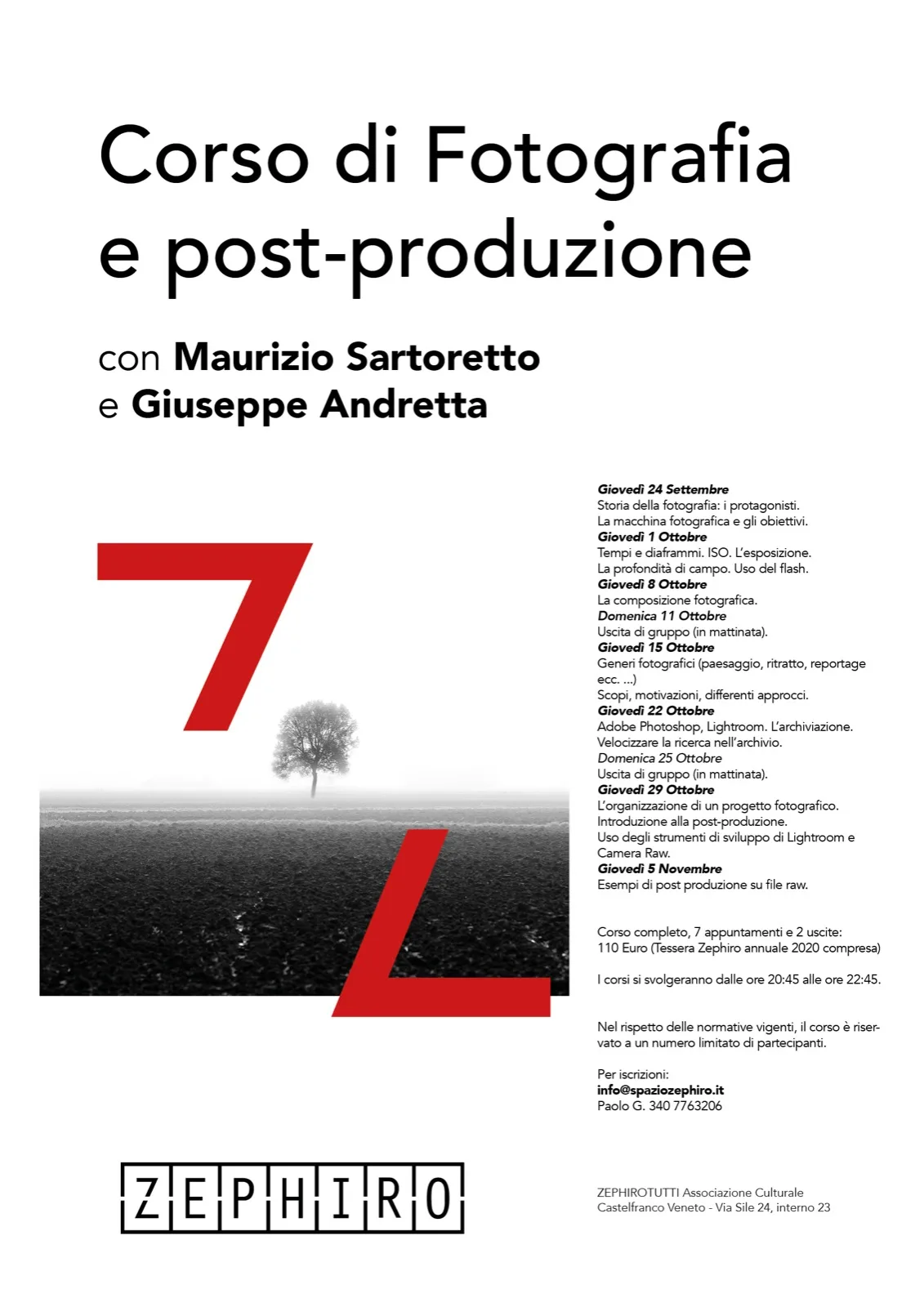 copertina Corso di fotografia e post-produzione