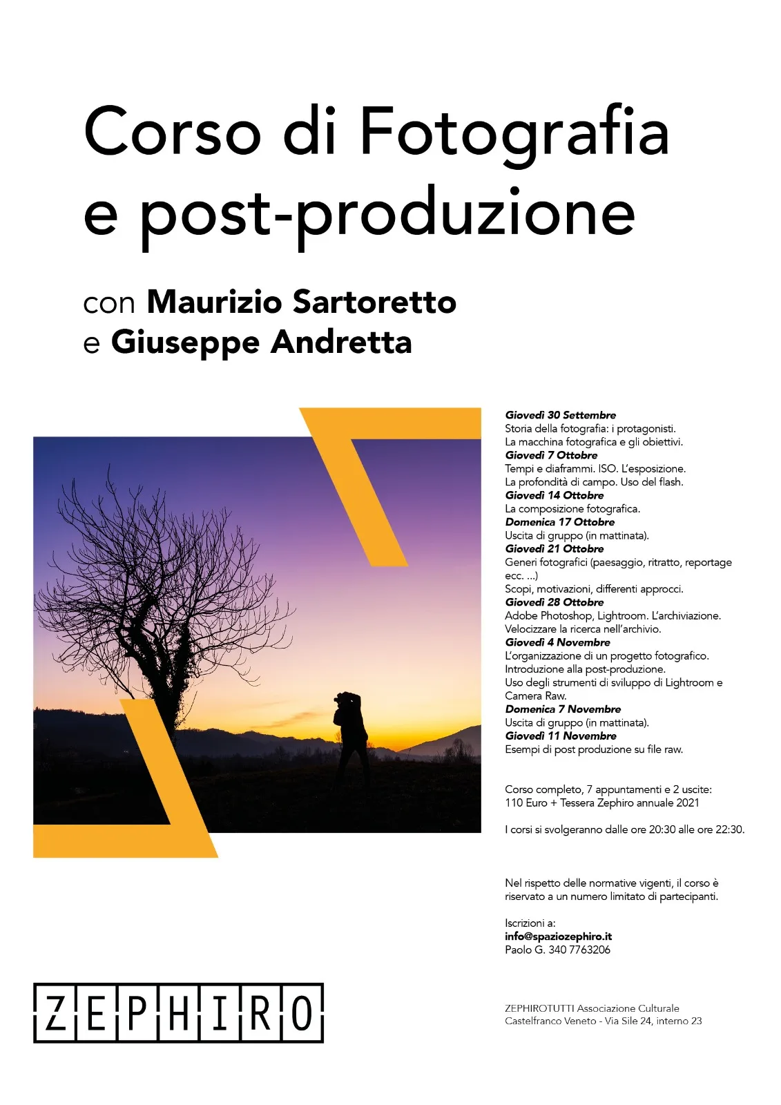 copertina Corso di Fotografia e post-produzione