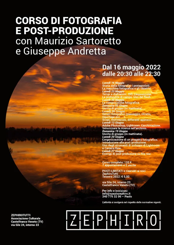 copertina Corso di fotografia e post-produzione