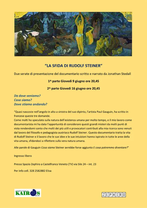 copertina La sfida di Rudolf Steiner