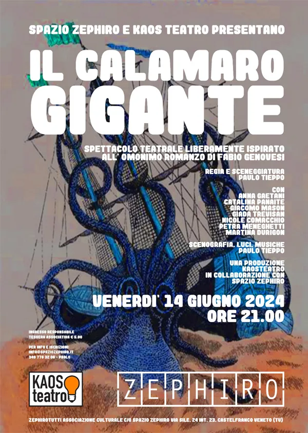 copertina Teatro: Il calamaro gigante