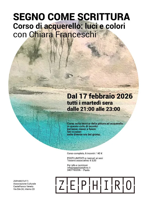 copertina CORSO DI PITTURA AD ACQUERELLO: luci e colori