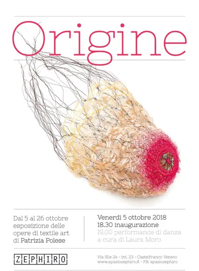 copertina Origine: mostra di Textile Art